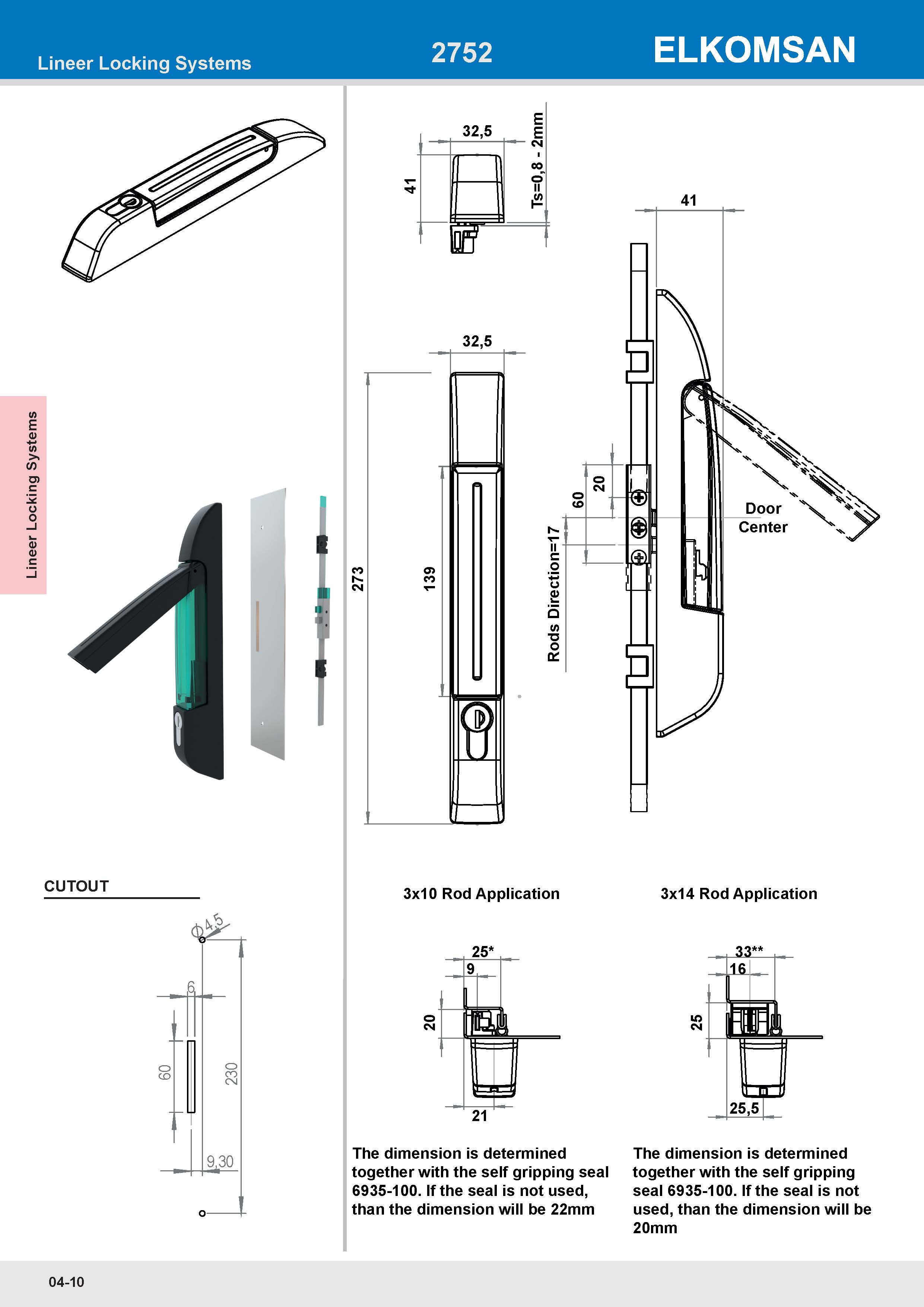 2752 Lineer Locking Systems