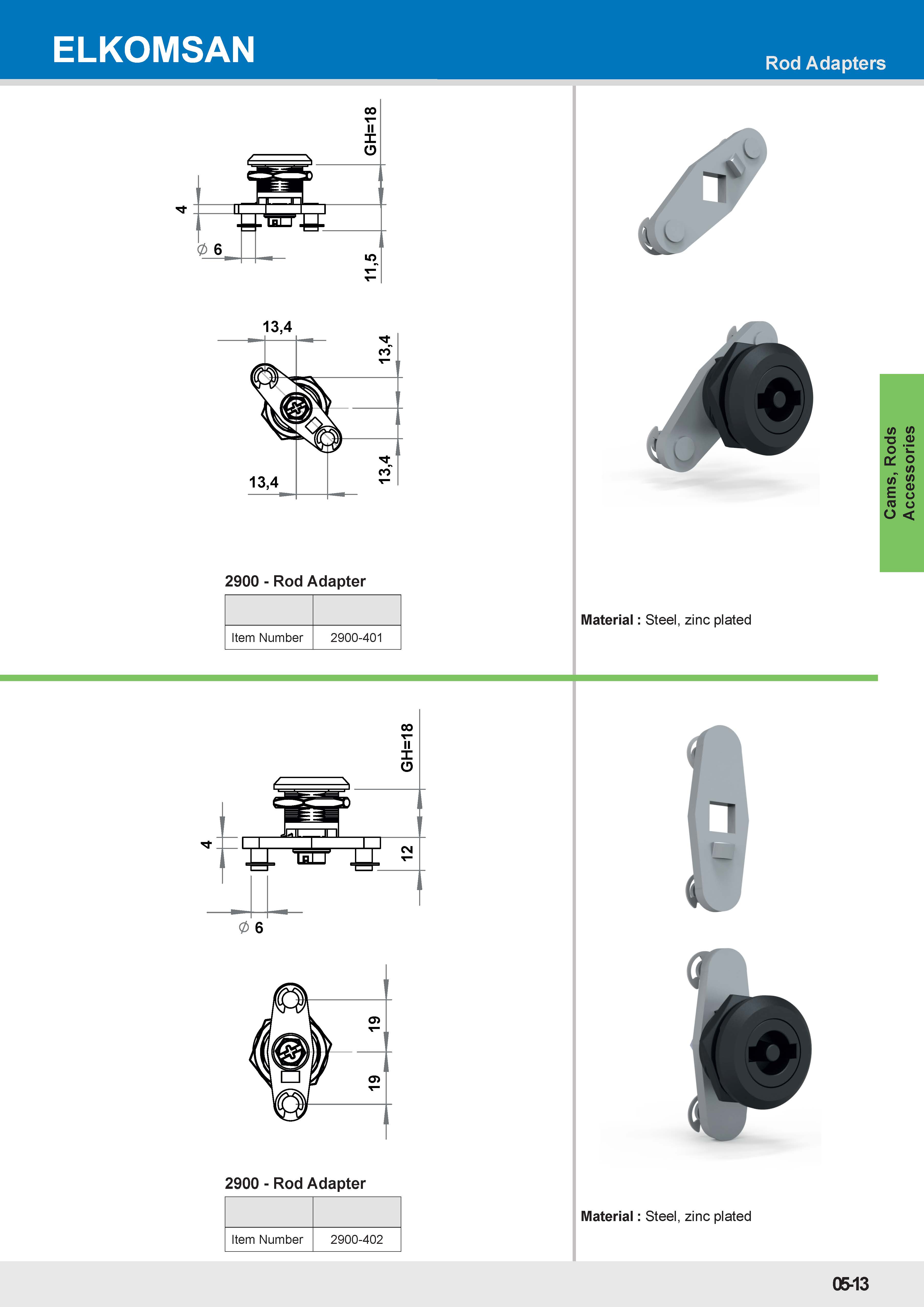 2900-401 Rod Adapter