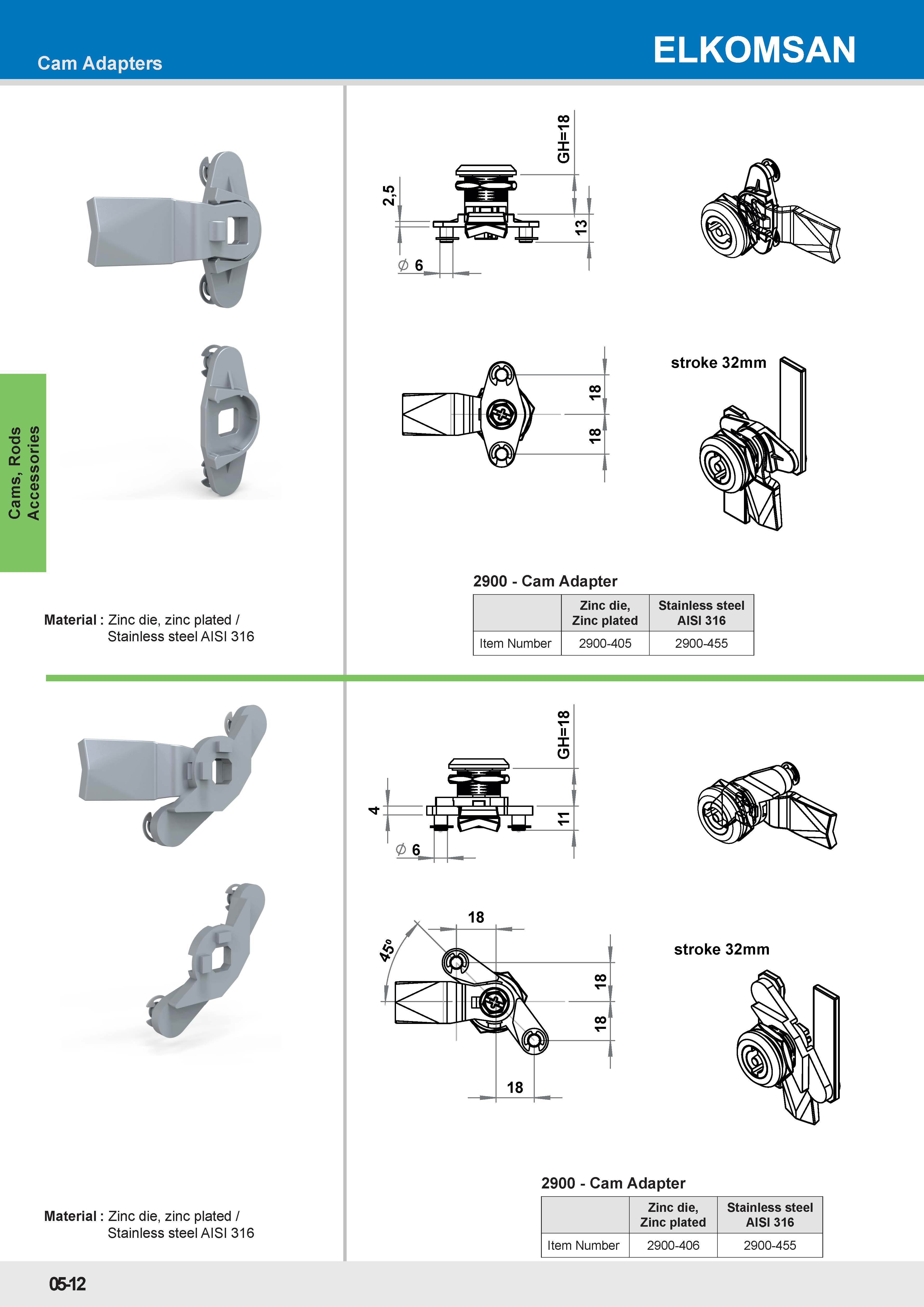 2900-405 Cam Adapter
