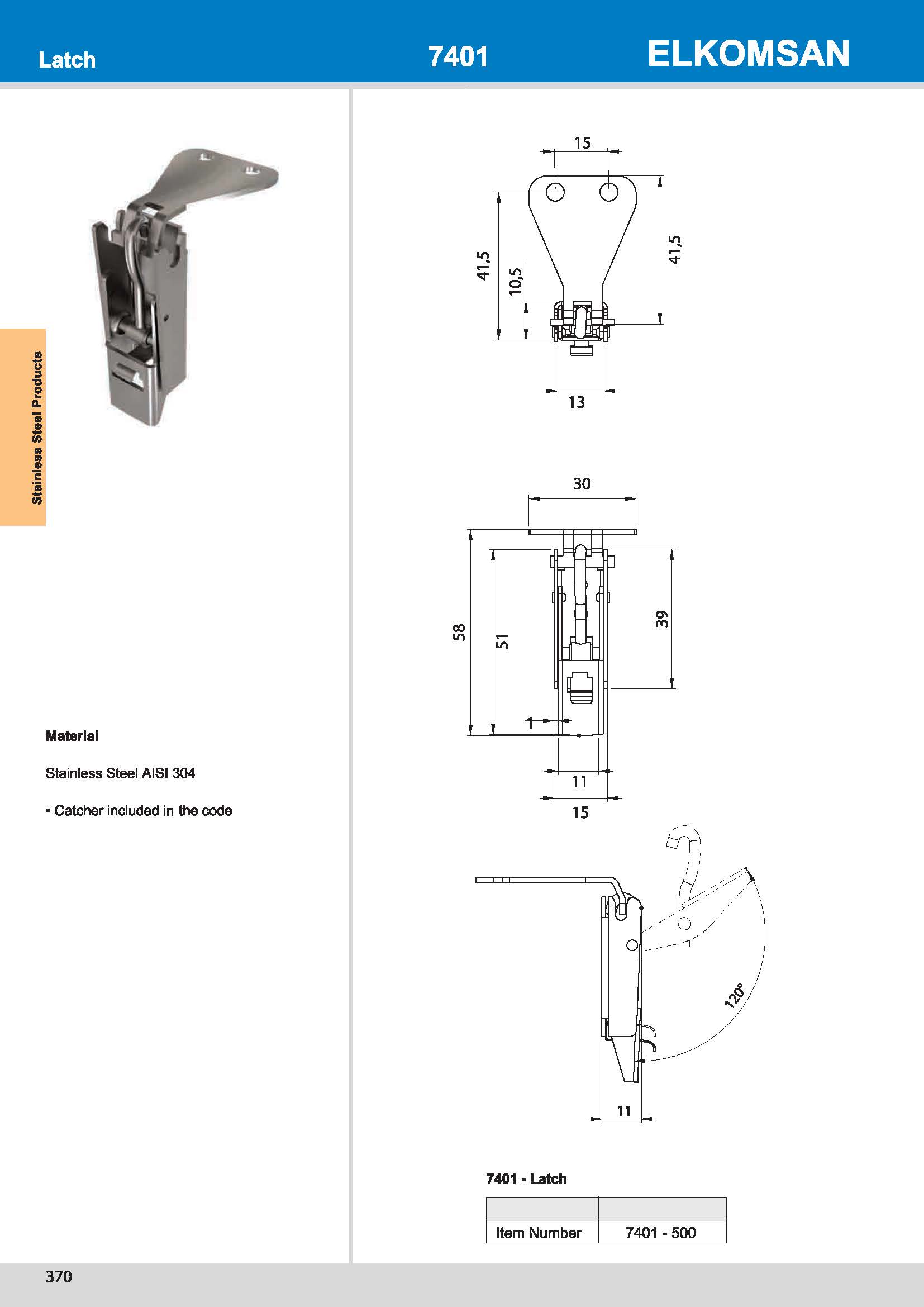 7401-500 Toogle Latch