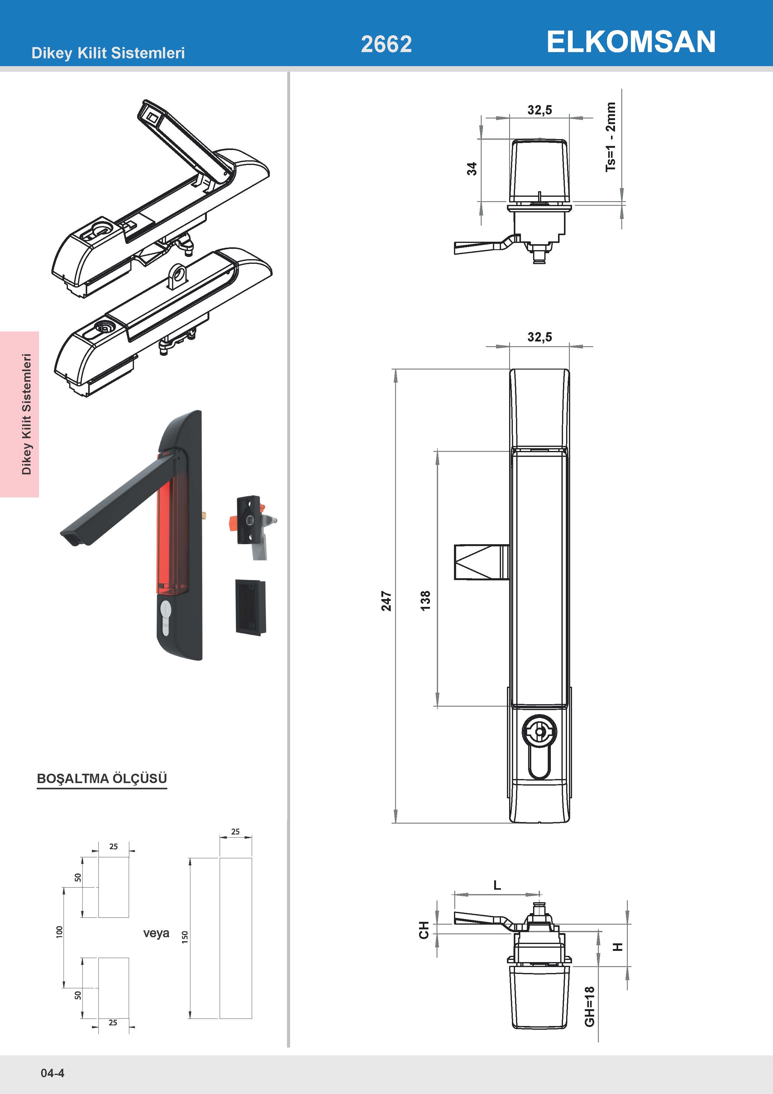 2662 Dikey Kilit Sistemleri
