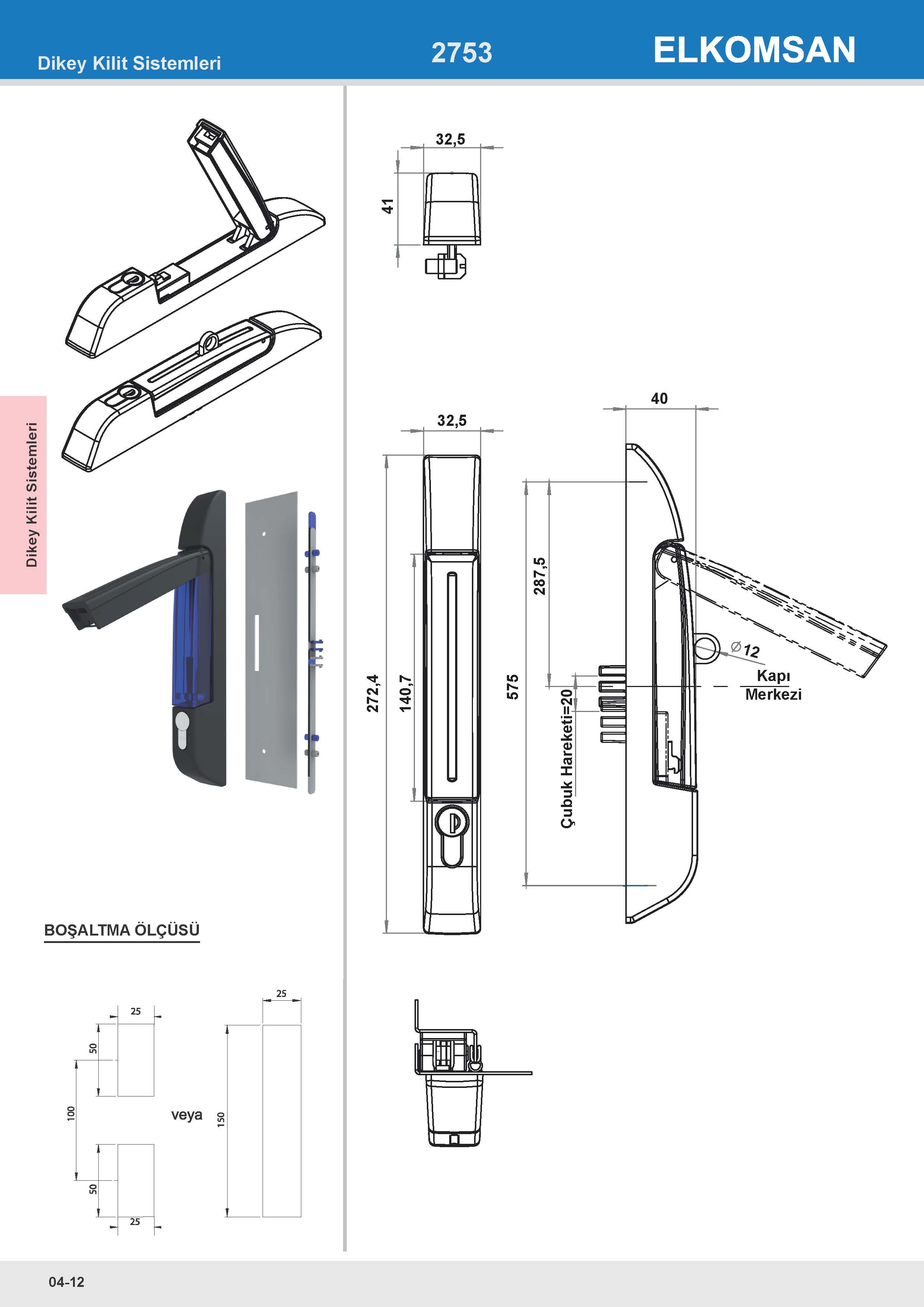 2753 Dikey Kilit Sistemleri