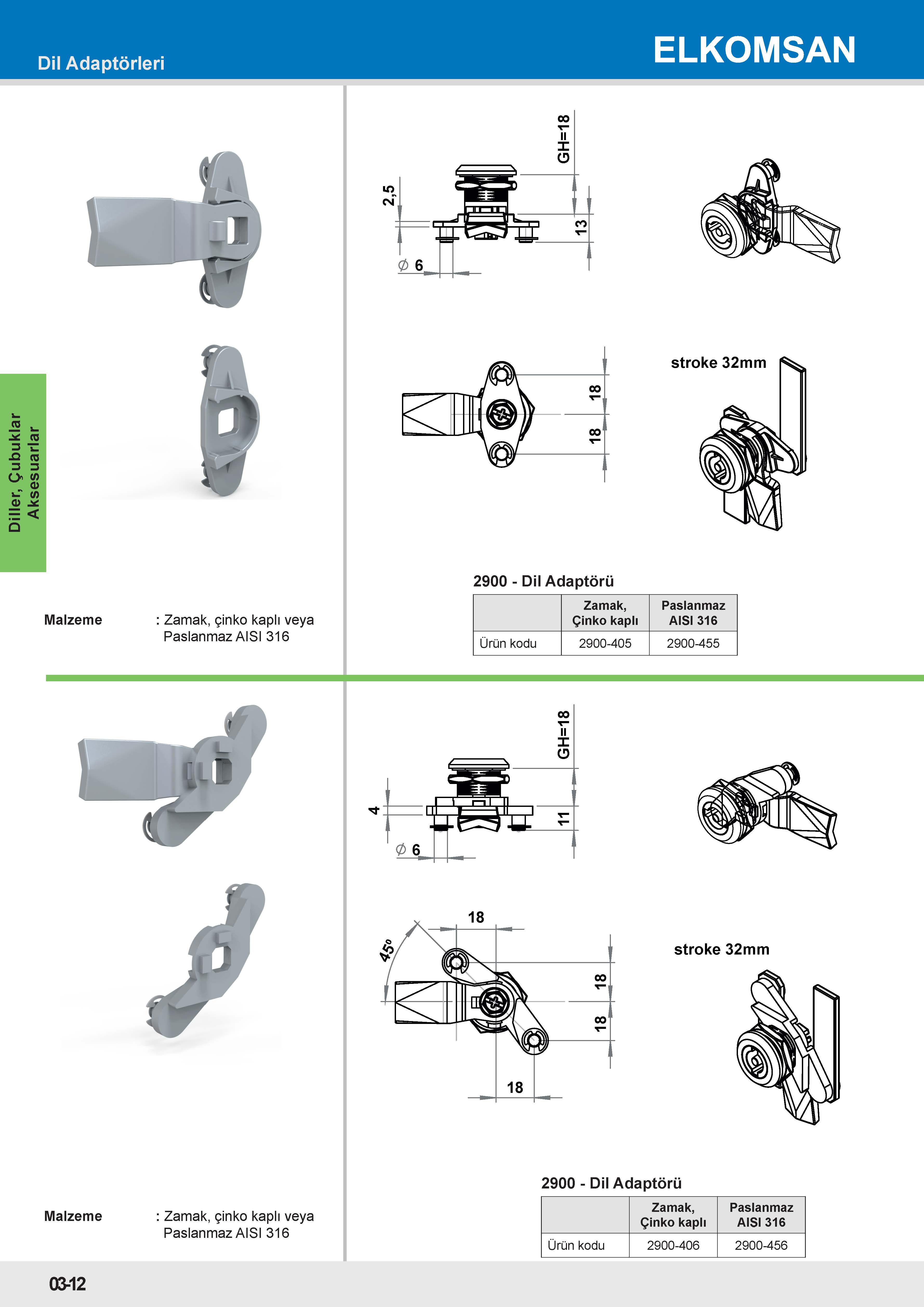 2900-406 Dil Adaptörü