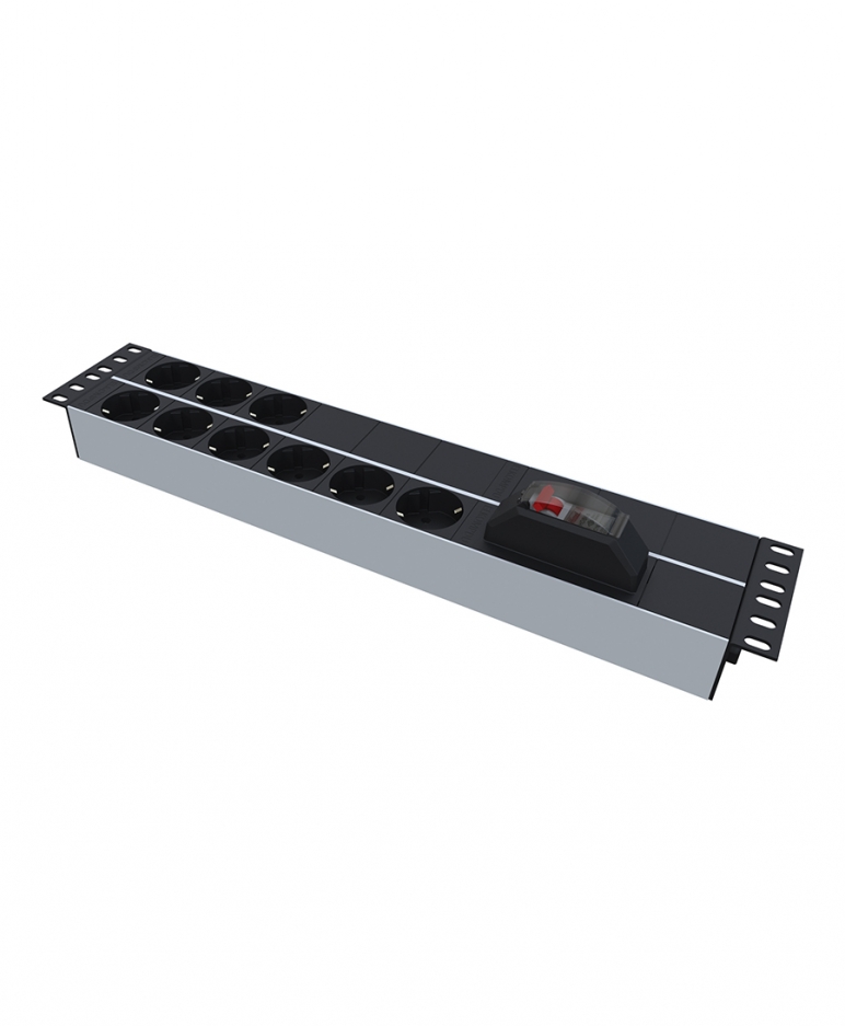 8280 PDU -19" 2U 9 Prizli Sigortalı (1 P)