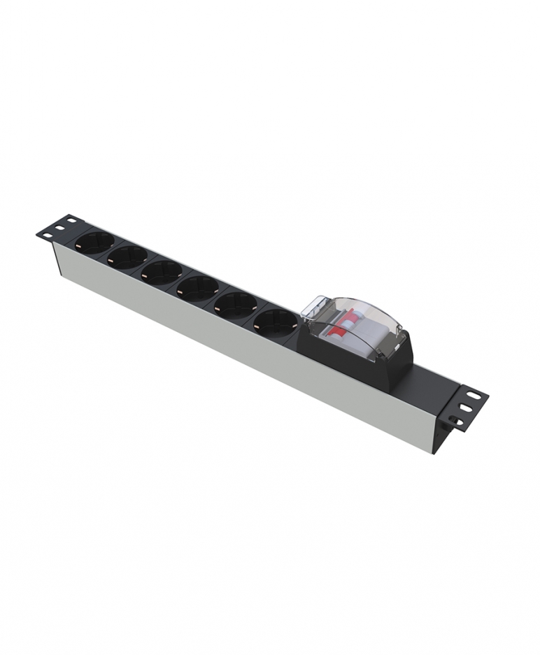 8090 PDU -19" 1U Sigortalı (2P)