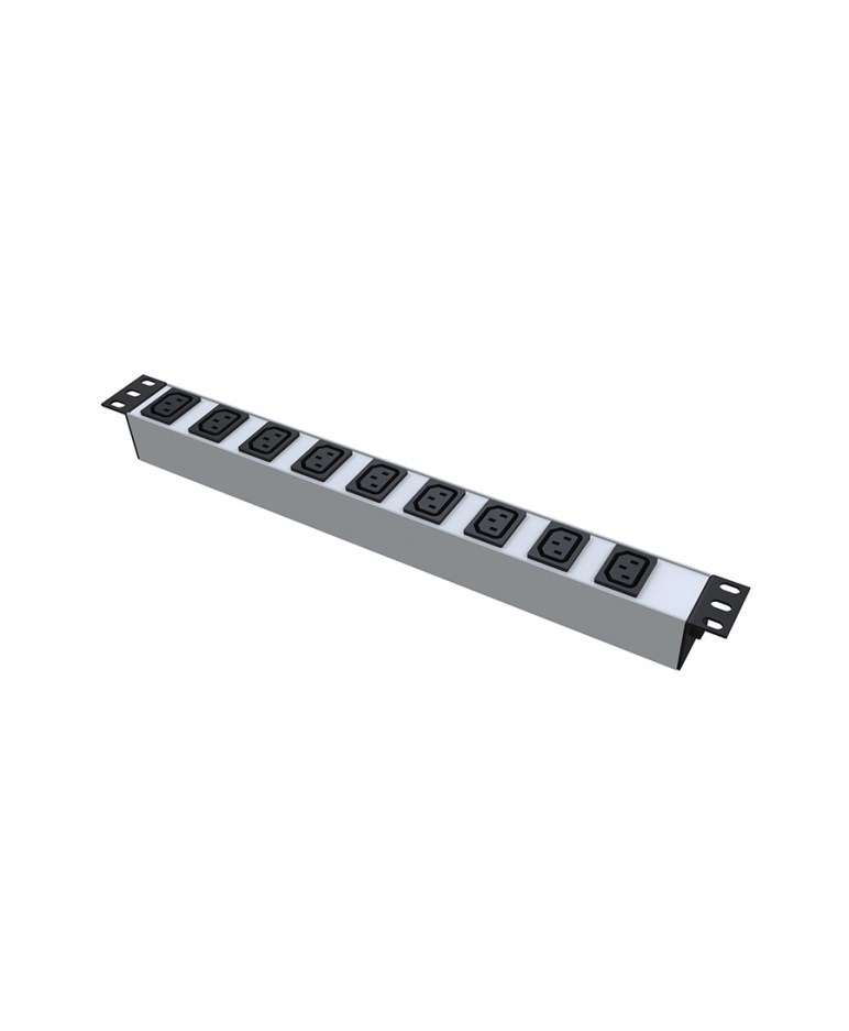 8100 PDU -19" 1 U IEC320 C13 prizli