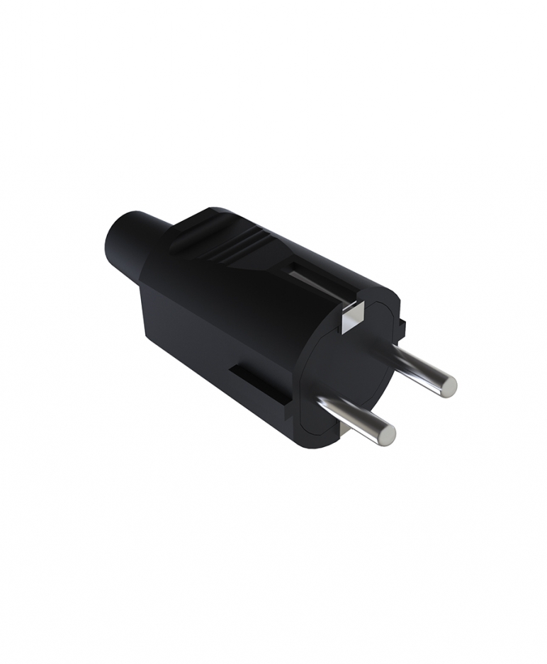 9000-101 Plug Male-Rubber IP44 Earthed